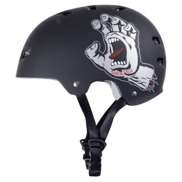 HELMET (CASQUE) SCREAMING HAND BLACK + MOUSSES