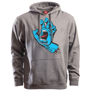 SCREAMING HAND HOOD dark heather blue