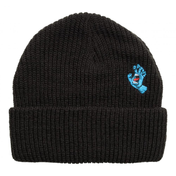 SCREAMING HAND MINI BEANIE black