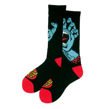 SCREAMING HAND SOCKS black