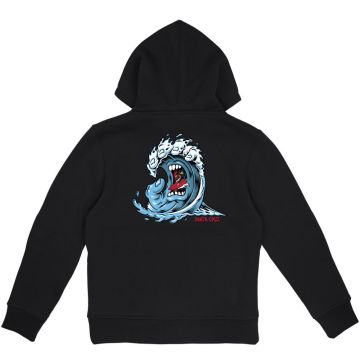 SANTA CRUZ SCREAMING WAVE HOOD YOUTH black