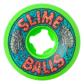 SANTA CRUZ SLIME BALLS WHEELS (JEU DE 4) 56MM FLEA BALLS SPEED GRN 99A