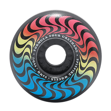 SPITFIRE SPITFIRE WHEELS (JEU DE 4) 54MM F4 99D TRIPPY SWIRL RAD BLK