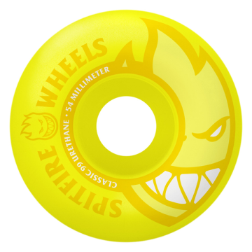 SPITFIRE SPITFIRE WHEELS (JEU DE 4) 54MM CLASSIC NEON BIGHEAD YELLOW