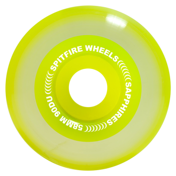 WHEELS (JEU DE 4) 58MM SAPPHIRE NEON YELLOW
