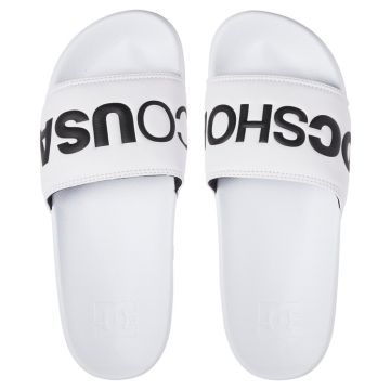 SLIDE SE J SANDALES white black
