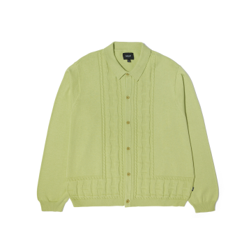 HUF TOWNER LS KNIT TOP pistachio