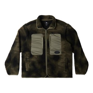 DC TRAVERSE POLAIRE olive overspray print