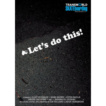 TRANSWORLD SKATEBOARDING TRANSWORLD DVD LET'S DO THIS