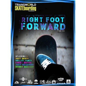 TRANSWORLD SKATEBOARDING TRANSWORLD DVD RIGHT FOOT FORWARD