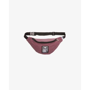 OBEY WASTED HIP BAG 2 pigment burgundy