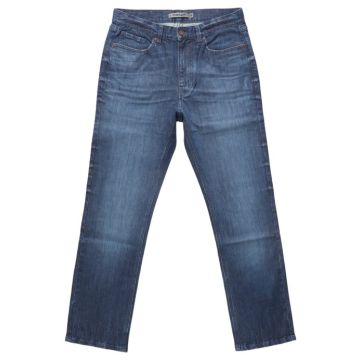 WORKER STRAIGHT DENIM indigo fade wash