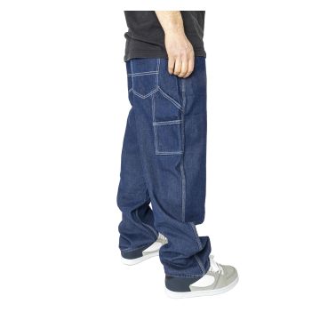 NONSENSE YETI JEAN blue rinsed denim